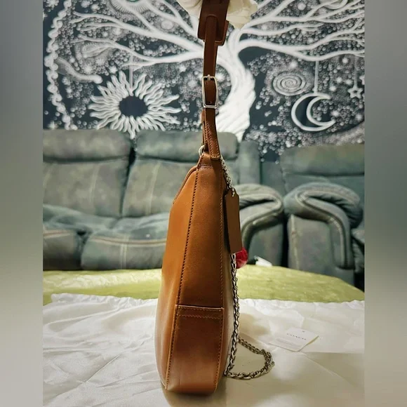 Vintage Coach soho Shoulder Bag Brown color soft Leather 2001 year - Picture 11 of 17